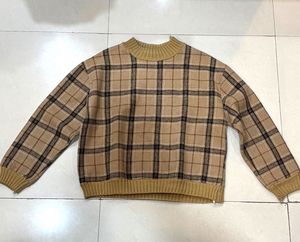 Burberry Print Pullover Sweater