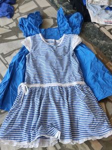 Striped Dress with Flair