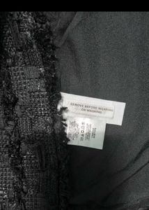 ANN TAYLOR Black Tweed Blazer