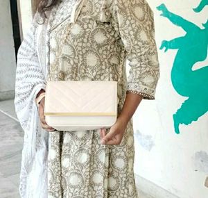 Off White Sling Bag With Gifts Included