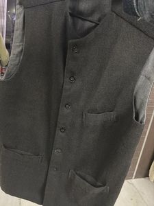 BLACK Khadi NEHRU JACKET