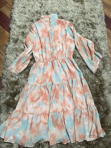 Tie-dye Tiered Dress