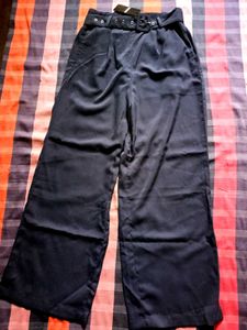 Wide Leg Belted Pants