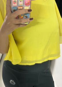 Beautiful Summer Yellow Top