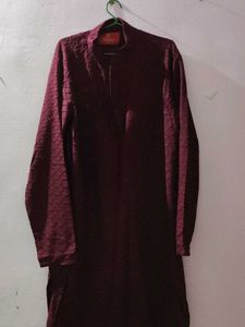 Maroon Kurta