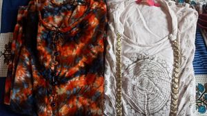 Boho Kimono &amp; Tie-Dye Tunic Set