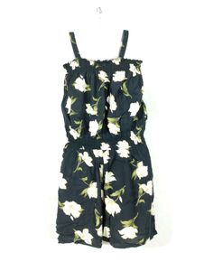 Black Floral Printed Jumpsuit (Women)