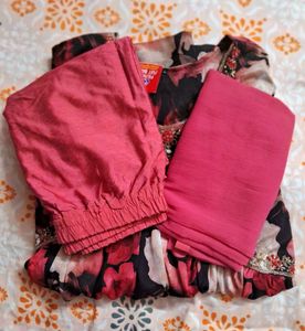 Beautiful Red Floral Dress