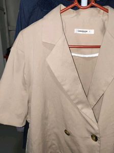 Beige Top Blazer