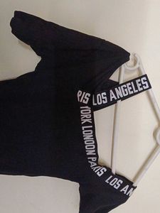 Black Shein Bodycon Off Shoulder Dress