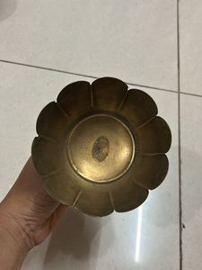 BRASS &amp; PANCHALOHA POOJA BOWL