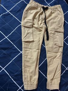 Biege Cargo Pants