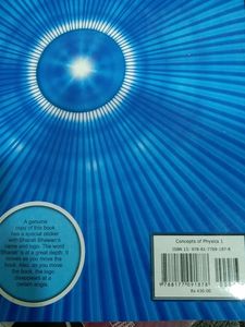 Concepts Of Physics Book Both Parts Part1 And Part-2 By Dr. HC Verma Refrence Book For Class 11 And 12 Science Students....
