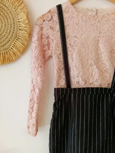 Korean Stylish Dungaree Dress