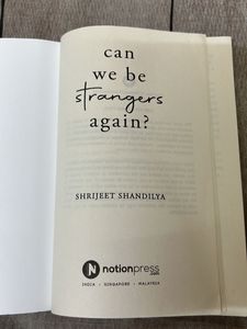 &#34;Can We Be Strangers Again?&#34; Book