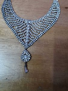 White Stone Necklace