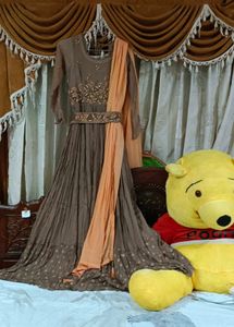 Designer Gown With Belt
