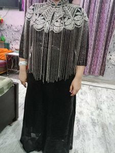 Stunning Embellished Black poncho