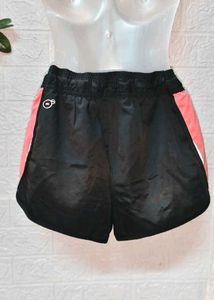 Black &amp; Pink Active Shorts
