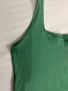 Westside Green RIBBED Tank Top