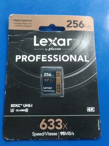 Lexar Professional 256GB SDXC UHS-I memory card