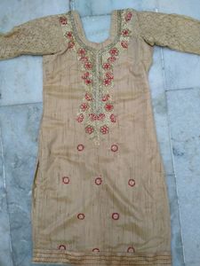 Shalwar Suit Red / Skin Colour