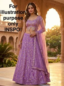 y2k sequence Lehenga choli