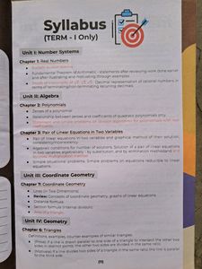 Mathematics Question Bank Class 10 Term 1 CBSE