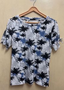 Palm Tree Print T-Shirt