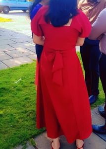 Burgundy Midi Dress