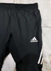 ADIDAS BLACK 3 STRIPES WOMEN TRACKPANTS SIZE S