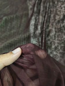 Brown Georgette Dupatta