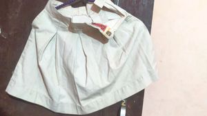 White School Skirt