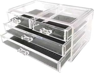 Acrylic Makeup Organizer - 4 Drawers (CR)