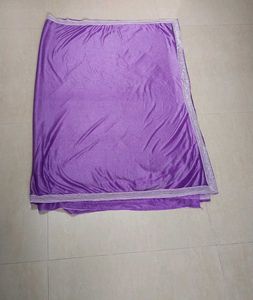 💜Jimmy Choo Copy Purple Shimmer Partywear Saree