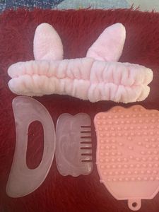 Korean product - scrubber comb hair band