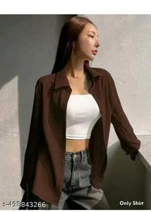Brown Shirt - Stylish Top