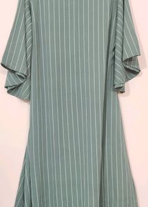 Women Midi Dress For Party Wear ( Olive Green 💚)
