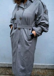 Vintage-Inspired Trench Coat in Unique Colorway