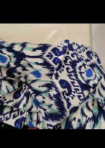 Ikat Wrap Dress