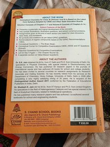 Conceptual Chemistry Vol.1&amp;2 For Class11 S.chand