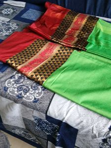 Mysore Saree With Embroidery Border