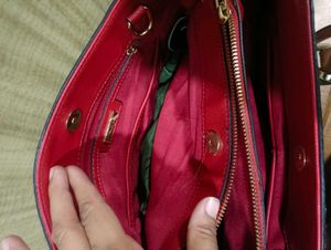 Aldo Striped Handbag