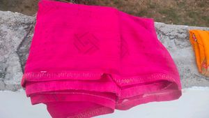 Dark Pink Saree