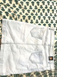 Off White Mini Skirt