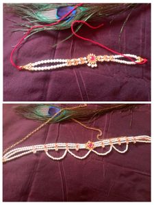 Pearl and Stone Waist Chain/Headpiece