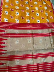 South Silk Saree With Ready Made Blouse