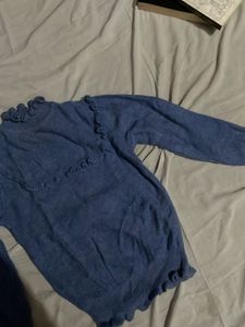 Blue Knit Sweater