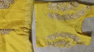 Embroidered Crop Top &amp; Palazzo Set