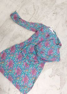 Floral Print Patiala Kurta And Bottom